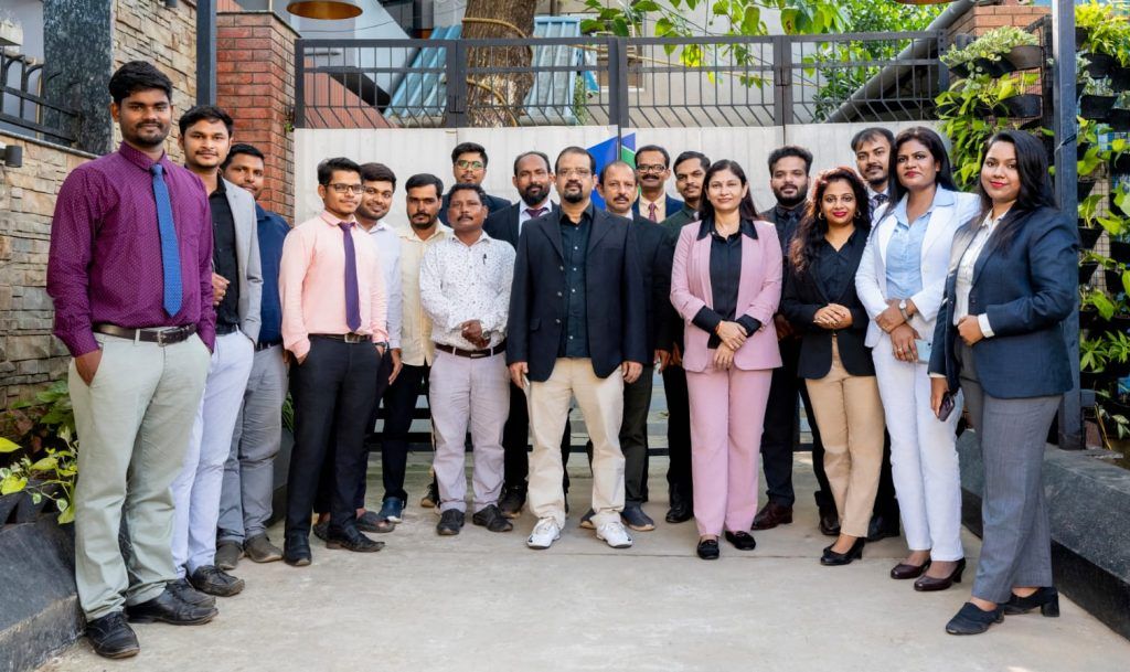 Krishna Developers construction company office and project team